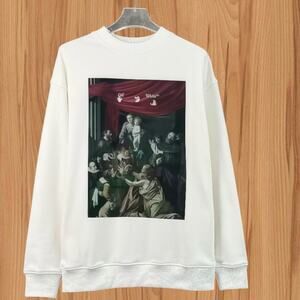 Men's Classic Off-White Sweatshirt White